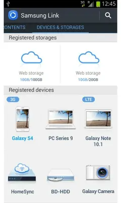 Samsung Link android App screenshot 2